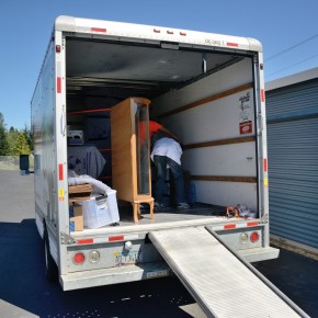 Loading up the truck with more memorabilia to come back to our museum.