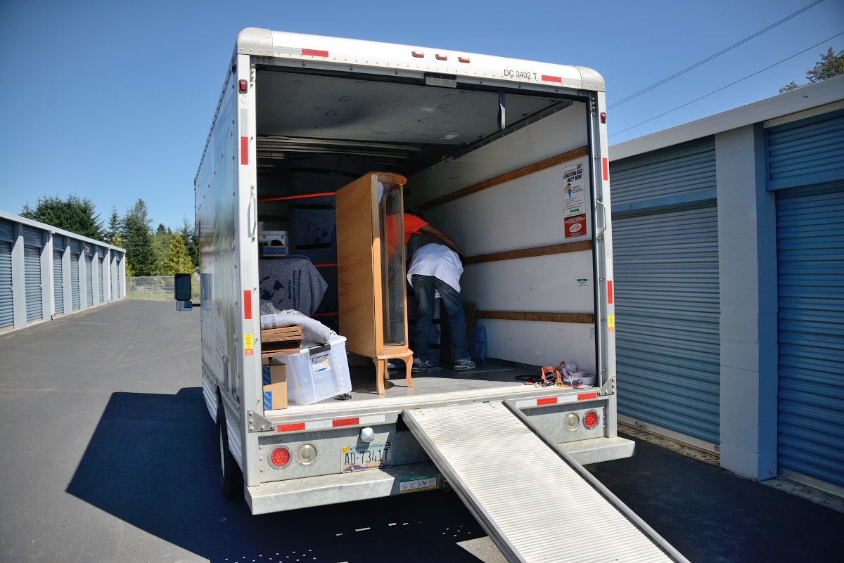 Loading up the truck with more memorabilia to come back to our museum.