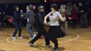 "Dance by the Light of the Moon" -- winners of the Swing Dance Contest.  Photo by Henry Law