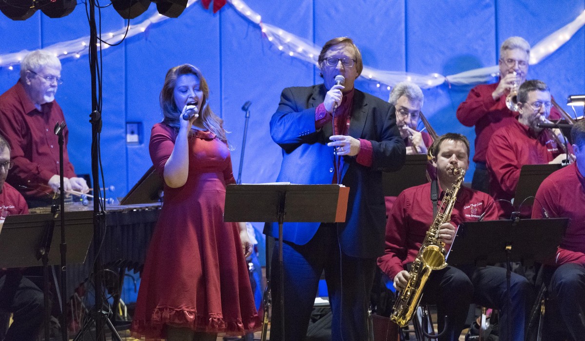 Saturday, December 8:  Andy Stobie & The Greater Finger Lakes Jazz Orchestra perform at the "Dance by the Light of the Moon."  Free admission.  Preceded by a free dance lesson by Groove Juice Swing. See schedule of appearances for details.