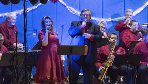 Andy Stobie & The Greater Finger Lakes Jazz Orchestra perform at the "Dance by the Light of the Moon."  Photo by Henry Law